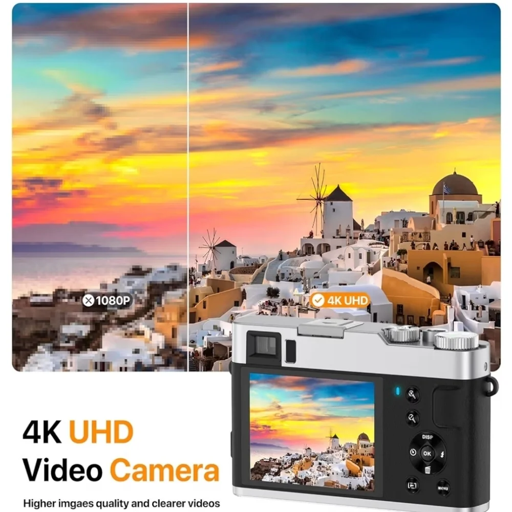 4K Digital Camera for Photography